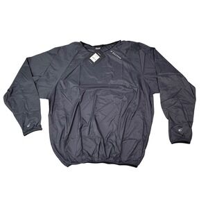 BOXRAW Mens Sauna‎ Suit Sweat Training Jacket XL Black Long Sleeve